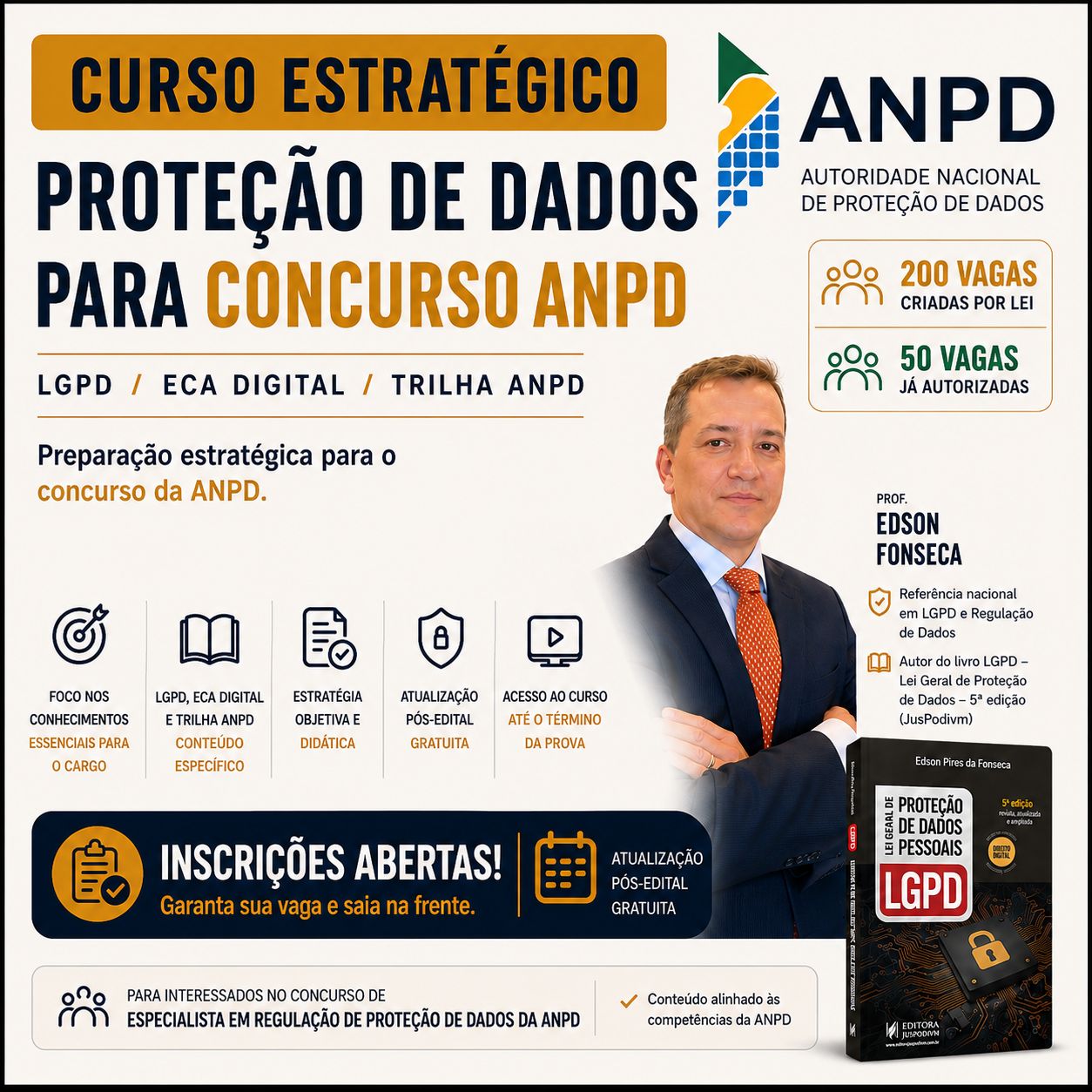 Prof. Edson Fonseca - LGPD para Concursos
